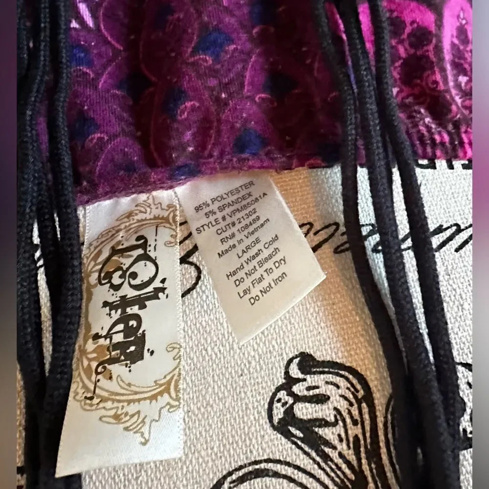 L8ter maxi halter dress with a wood accent.  Size large - Picture 4 of 4